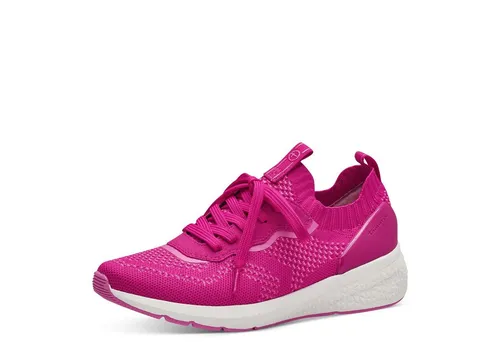 Tamaris Sneaker in Pink - Moderne Sneaker in Größe 36 mit schnürbarem Design und bequemer Synthetik-Laufsohle, ideal für lässige Outfits.