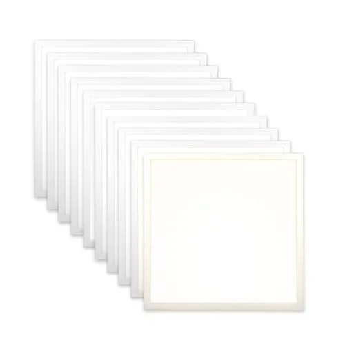 Xtend EcoLight 10x LED Panel 62x62 Neutralweiß 4000K 36W 4320lm flimmerfrei Rasterleuchte LED Deckenleuchte Netzteil PLs3.0