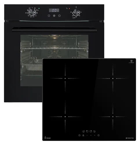 KKT KOLBE Autarkes Herdset 60cm | Backofen BO7010FB & Induktionskochfeld IH85900RL
