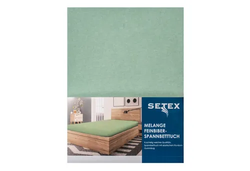 SETEX Spannbettlaken Biber, Biber, Gummizug: rundum, (1 Stück), Feinbiber-Ausführung für extra Wärme an kalten Tagen