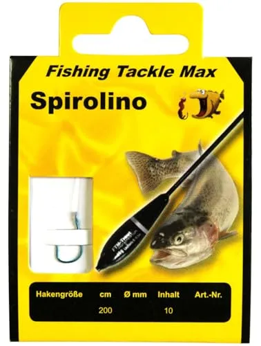 FTM Haken gebunden Sbirolino 200cm - 10 Forellenhaken, Hakengröße/Schnurdurchmesser:Gr. 6/0.18mm