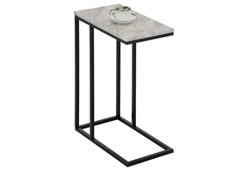 IDIMEX Beistelltisch DEBORA - Eleganter Sofatisch aus Marmor - Ablagetische mit stilvollem Design, rechteckige Tischplatte aus Marmor und robustem Metallgestell - ideal für Ihr Wohnzimmer.