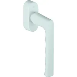 HOPPE® DK-Fenstergriff Hamburg 0700/UD9020 - Fenstersicherung für nach innen öffnende Fenster, mit SecuForte® Technik für selbsttätige Verriegelung und ovaler Rosette, ideal für Sicherheit und Design.