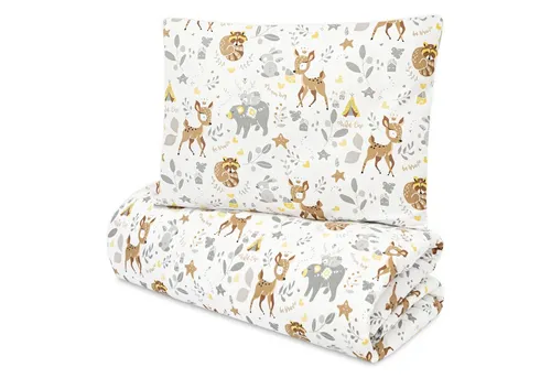 Amazinggirl Handmade Kinderbettwäsche Set 135x100 cm - Bettwäsche-Set für Kinder, handgemacht in der EU, mit temperatur- und feuchtigkeitsregulierenden Eigenschaften für einen angenehmen Schlaf.