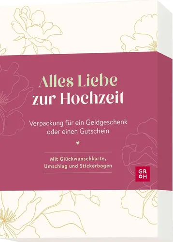 Groh Verlag | Alles Liebe zur Hochzeit | Box | Deutsch (2023) | Schachtel | 3 S.