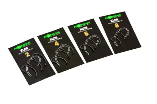 Korda Klor Micro Barbed Größe 8 KLOR8 Haken Hook Hooks Angelhaken Karpfenhaken