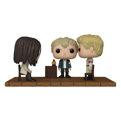 Funko POP! Attack on Titan Final Season - Eren meets Reiner 3-Pack - Action- & Spielfiguren, perfektes Sammlerstück für Fans der Serie mit detaillierten Figuren von Eren und Reiner.