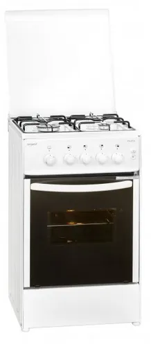 Exquisit Gasherd TF 6 GT-4 | 4 Kochstellen & 49L Gasbackofen - Herd mit 4 Kochstellen und 49L Gasbackofen, ideal für schnelles Kochen und Backen. Elegantes Design in Weiß, benutzerfreundliche Drehregler und große Sichtscheibe für optimalen Garvorgang.