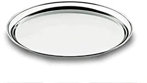 LACOR Serviertablett Rund 40 cm aus Inox in silber von Lacor