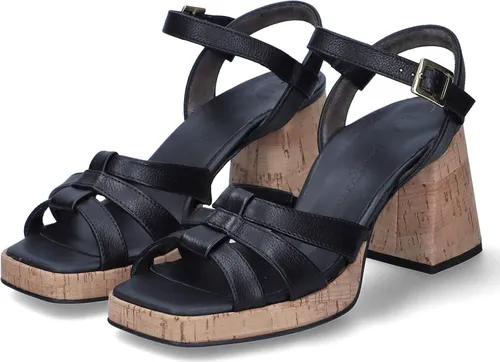 Paul Green Sandalen Glattleder High-Heel-Sandalette - Wanderschuhe aus hochwertigem Glattleder, super modisch mit leicht gepolsterter Decksohle für optimalen Komfort im Alltag.