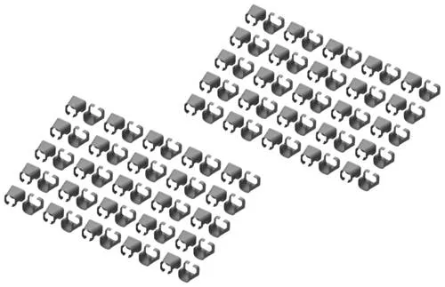 Digitus A-CC-BL Patchkabel-Farbclips Schwarz 100St. in schwarz von DIGITUS