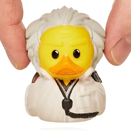 TUBBZ Kleine Doc Brown Sammelbare Vinyl-Gummientenfigur