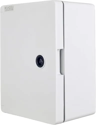 RoadEu - Verteilerkasten IP65 180x240x120mm – Wasserdicht Schaltschrank Gehäuse aus Kunststoff mit Montageplatte – Leergehäuse für Außenbereich & Industrie