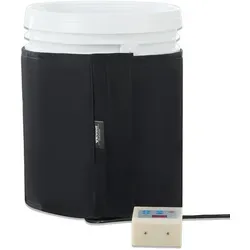 VEVOR 19 L Metallfassung Eimerheizer 250 W - Fußbodenheizungen mit einstellbarem Thermostat von -17,78 bis 62,78 °C für schnelles und gleichmäßiges Erhitzen, ideal für vielseitige Anwendungen.