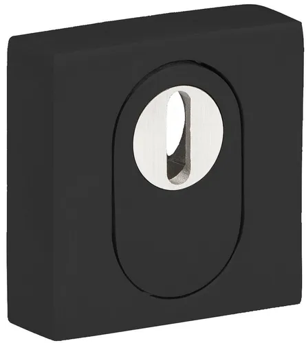 Hermat Schutz - Außenrosette 2011 KS - Hochwertige Halbgarnitur für Zimmertüren, featuring verdeckt verschraubte Rosetten aus Edelstahl für elegante Optik und hohe Stabilität.