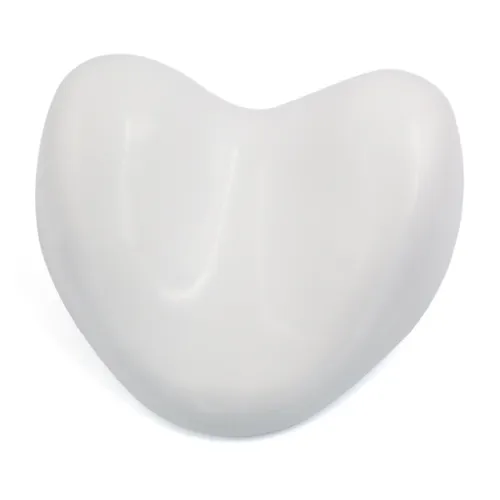 Weiß Wasserdicht Herz Form Spa Badkissen für Badewanne in weiß von Uxcell