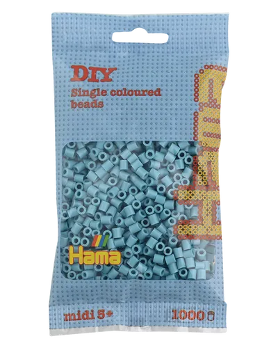 Midi Bügelperlen - Türkis 207-31 Ø 5 mm Hama Perlen Steckperlen Beads 1000