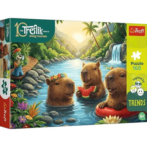 Produktbild Puzzle 160 elementów Kapibary TREFL 15446 TREFL 5900511154467