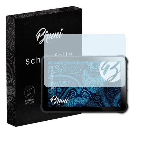 Produktbild Bruni 2x Folie für Pokini Tab FS12 Schutzfolie Displayschutzfolie