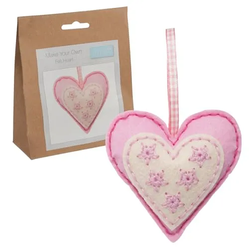 Trimits Filz-Set, Herz, Sortiert, Einheitsgröße