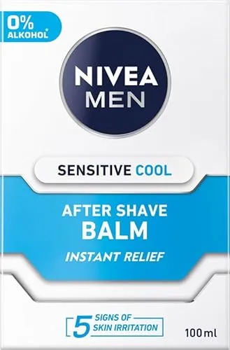 NIVEA MEN Sensitive Cool Kühlende Rasierlotion für Männer 100ml