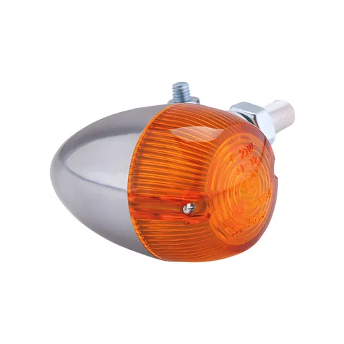 Blinker Highsider Smart Bullet-Blinker mit Zulassung silber / orange universal