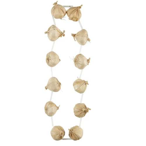 HALLOWEEN KARNEVAL DEKO KNOBLAUCHKETTE 48 CM NEU