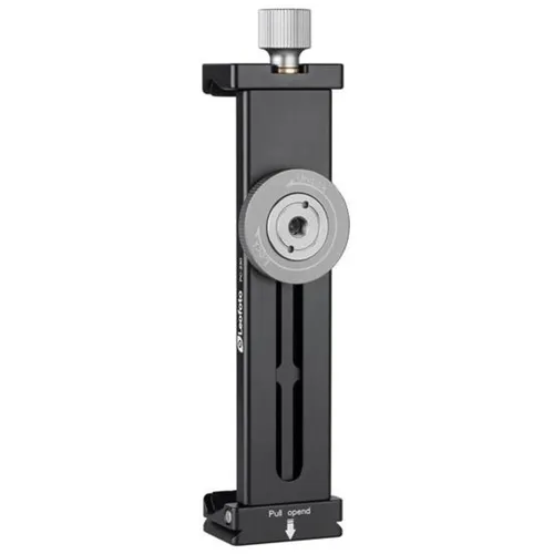 LEOFOTO Tablet Stativ Halterung - Universal für iPad, Surface & mehr - Ständer für Tablets, aus robustem Flugzeugaluminium, anpassbar von 138 mm bis 230 mm, ideal für eine sichere und kratzerfreie Befestigung.