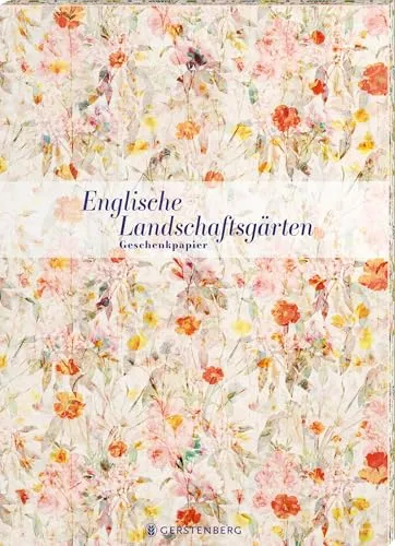 Geschenkpapier-Heft Englische Landschaftsgärten: 5 x 2 Bögen