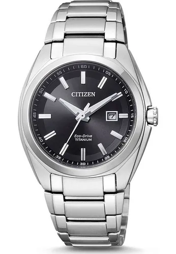 Citizen Damen Analog Quarz Uhr EW2210-53E mit Titan Armband - Armbanduhren für Damen mit Eco-Drive Technologie – kein Batteriewechsel nötig, läuft über sechs Monate im Dunkeln und schont die Umwelt.