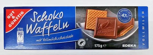 GUT&GÜNSTIG Schoko Waffeln Vollmilch 175,0 g