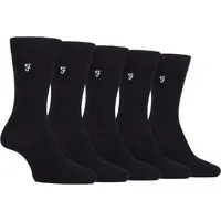 5er-Pack Herren-Socken aus Bambus mit bunten Streifenmuster