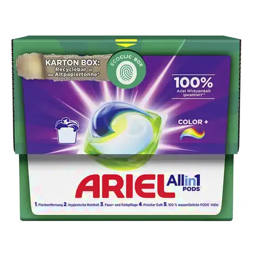 Ariel Compact Actilift Power Color Pods All in one 15 WL Farbe Wäsche Universal