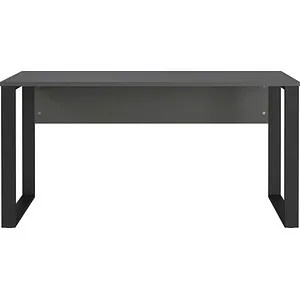 Germania Schreibtisch Adrano – graphit, 150 x 74 x 60 cm in grau von Germania