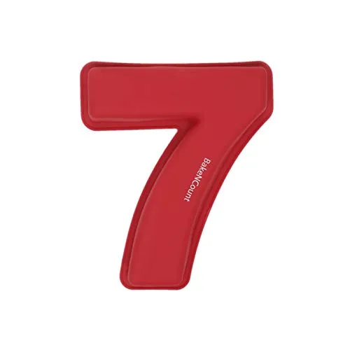 BakeNCount Silikon Zahlen Backform – Zahlenkuchen-Formen für Geburtstag & Jubiläum – BPA-frei, backofenfest, spülmaschinenfest – Number Cake (Zahl 7)