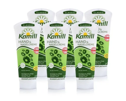 Kamill Hand & Nagelcreme Classic 100ml - Intensive Pflege für Ihre Hände - Die Kamill Hand & Nagelcreme Classic bietet intensive Pflege mit natürlichen Inhaltsstoffen. Ideal für trockene Hände, schützt sie vor dem Austrocknen und zieht schnell ein. Perfekt für die tägliche Anwendung, auch unterwegs.