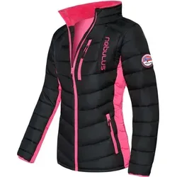 Nebulus Winterjacke P4770 für Damen - Schwarz-Pink, Größe L/40 - Stylische Winterjacke für Damen in Schwarz-Pink, ideal für kalte Tage. Hergestellt aus 100% Polyester, bietet sie angenehmen Tragekomfort und ist perfekt für den täglichen Gebrauch.