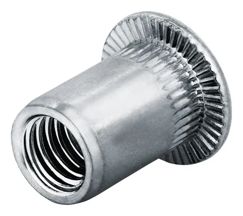 Goebel Blindnietmutter Stahl Flachrundkopf M5 Klemmbereich: 0,5 - 3 mm - 7550500000 (VPE: 250 Stück)