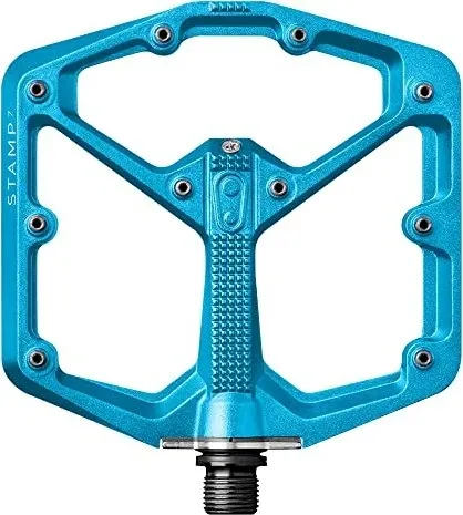 crankbrothers Stamp 7 Plattformpedale large - Fahrradpedale mit großflächiger Plattform für optimalen Grip und Kontrolle, ideal für Offroad-Abenteuer und lange Fahrten.