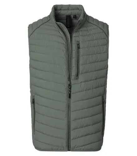 CASAMODA Steppweste grün L - Funktionsjacke aus 100% Polyester, leicht und warm, ideal für aktive Freizeitgestaltung.