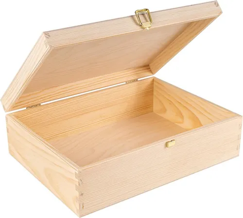 Creative Deco Holzkiste A4 mit Deckel