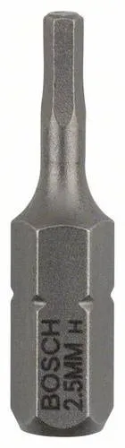 Bosch Accessories Sechskant-Bit 2.5mm extra hart C 6.3 3St.