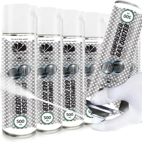 AABCOOLING Home&Office Kältespray Reiniger 6X 500 ml Reinigung, KälteSpray, bis -50°C, cespray für Schnelles Einfrieren, Kaltreiniger, Icespray, Motorpflege