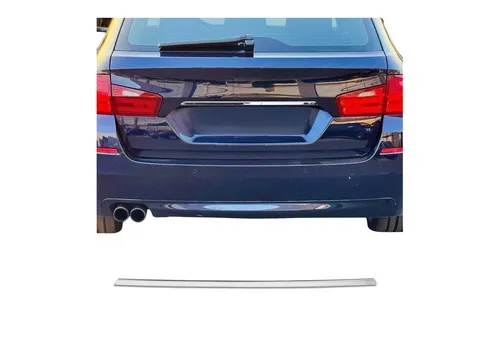OMAC Blende Heckklappe 1218055 für BMW 5 - Kofferraum Blende aus hochwertigem Edelstahl, modellspezifisch für BMW 5 (2010-2017), mit einfacher Montageanleitung und individueller Passform.