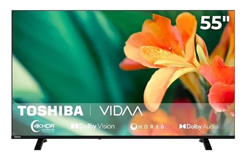 Toshiba 55UV1563DDW 55 Zoll Smart TV mit Dolby Vision HDR in schwarz von Toshiba