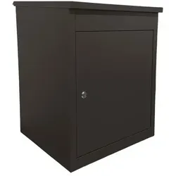 Paketbox aus Eisen - Wetterfester Paketbriefkasten - Robuste Paketbox aus Eisen mit abschließbarem Fach für sicheren Versand. Wetterfest, inklusive Befestigungsmaterial und 4 Schlüsseln. Ideal für den Außenbereich.