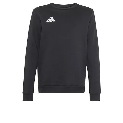 adidas Unisex Kinder Entrada26 Sweat Top, Schwarz/Weiß, 15-16 Jahre - Bequemes Sweatshirt von adidas für Jungen und Mädchen, ideal für sportliche Aktivitäten und lässige Outfits, gefertigt aus hochwertigem Material für hohen Tragekomfort.