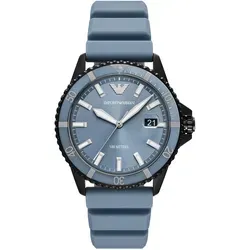 Emporio Armani Herren Analog Quarz Uhr AR11685 - Armbanduhren für Herren mit 42-mm-Gehäuse, kratzfestem Mineralglas und wasserdicht bis 100 m – ideal für den aktiven Lebensstil.