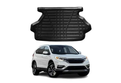 OMAC Kofferraummatte für Honda CR-V 2012-2017 - Fahrzeugspezifische Kofferraummatte aus Gummi, wasserdicht und rutschfest, leicht zu reinigen für optimalen Schutz und Komfort im Kofferraum.