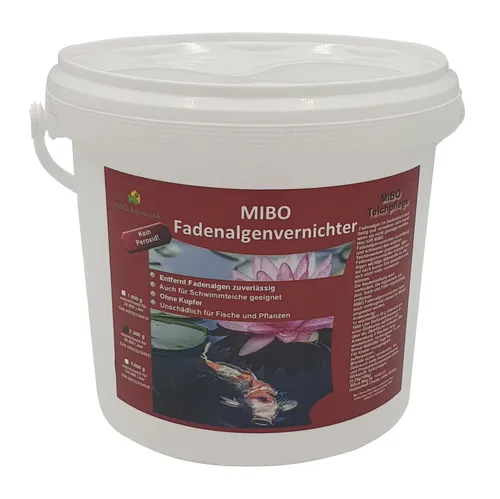 MIBO Fadenalgenvernichter 3000g für 90.000 Liter Fadenalgen Stopp 8,63€/Kg